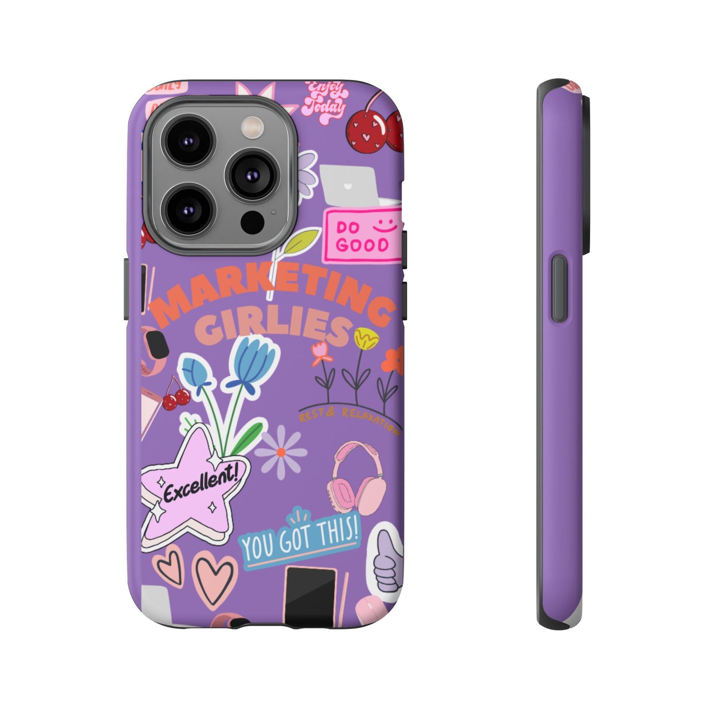 Marketing Girlies Sticker Phone Case