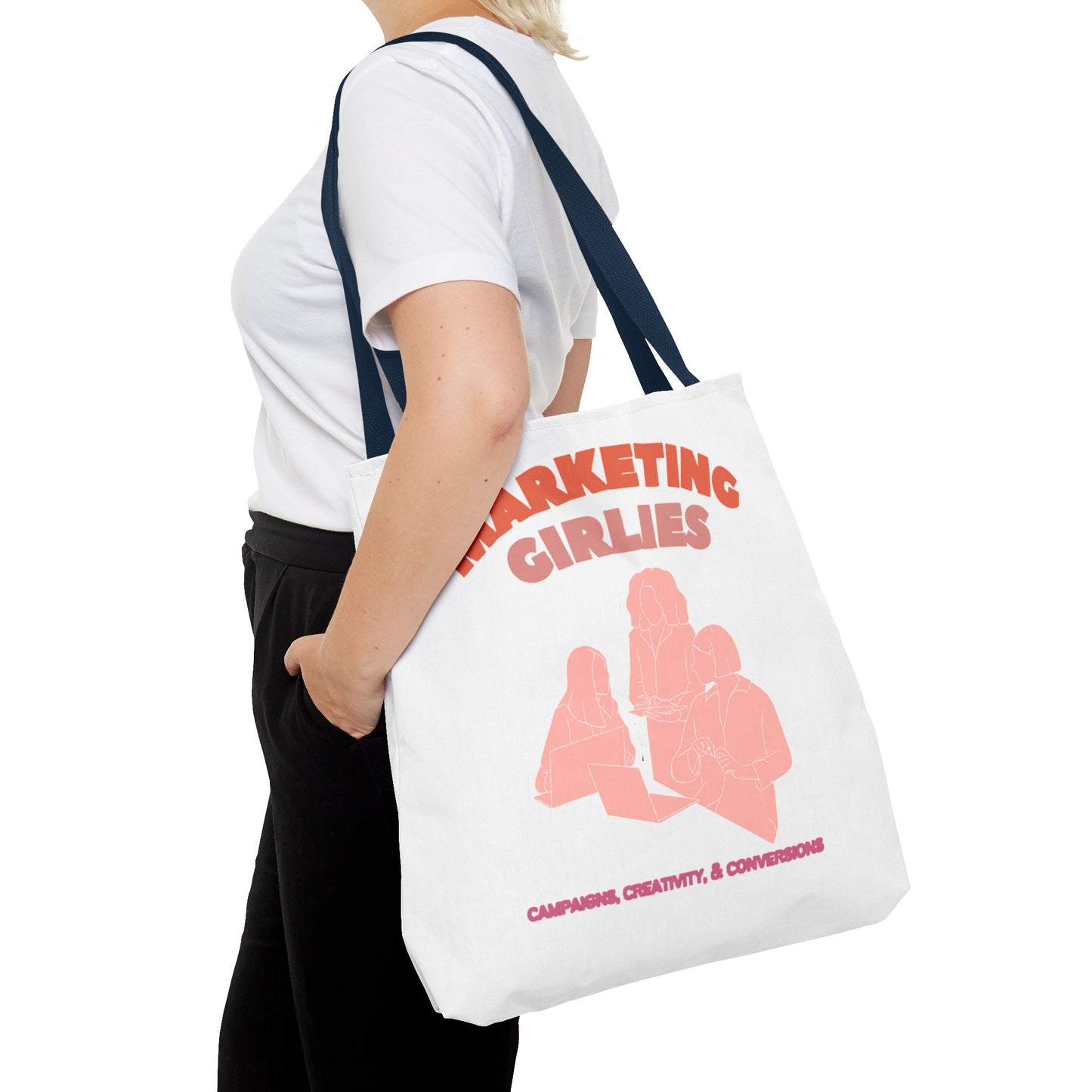 Marketing Girlies Tote Bag (AOP)