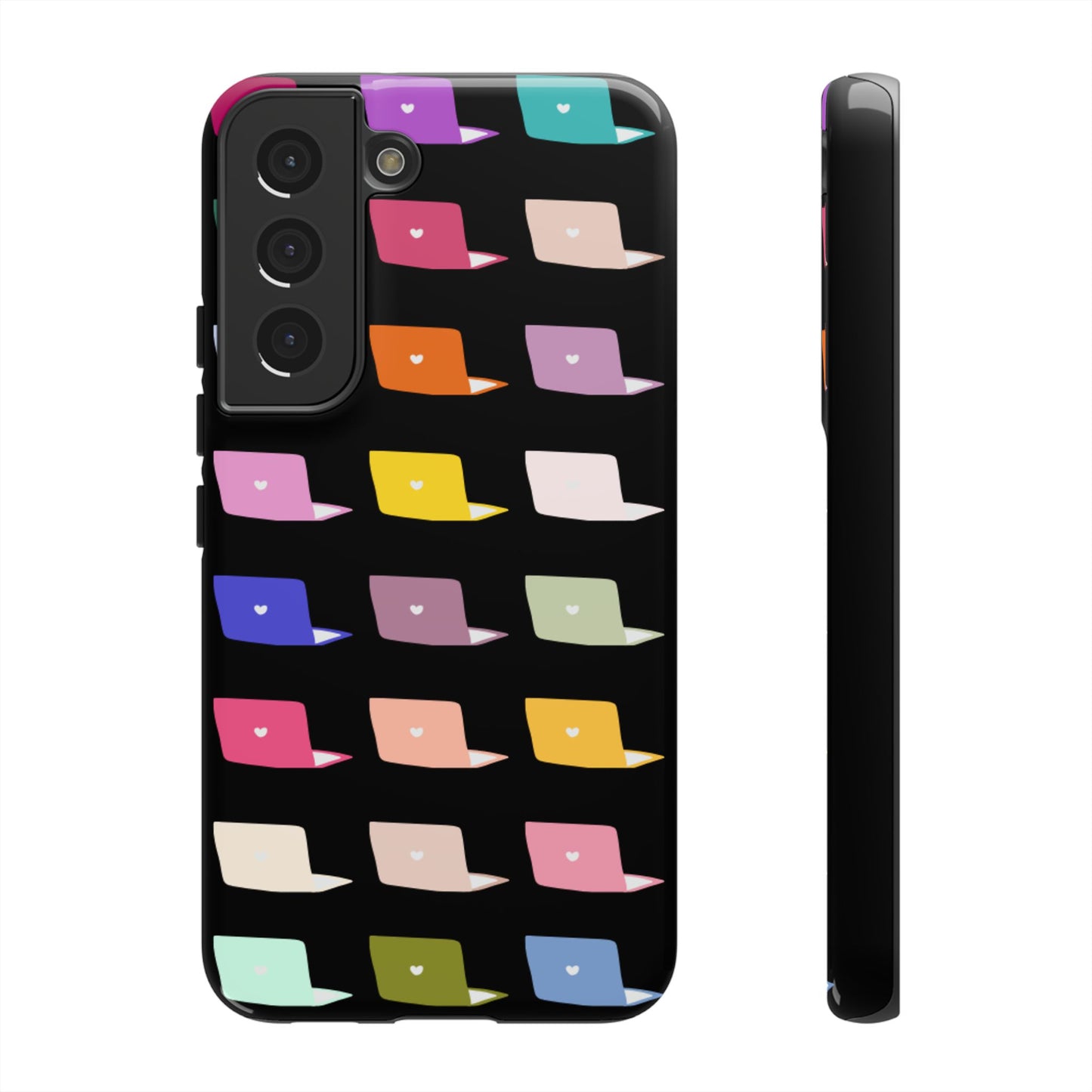 Colorful Laptop Icons Phone Case