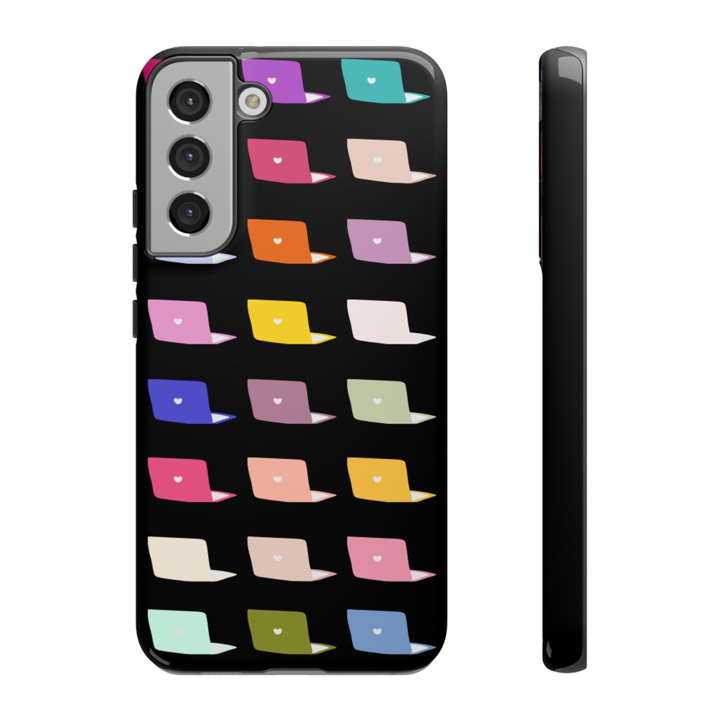 Colorful Laptop Icons Phone Case