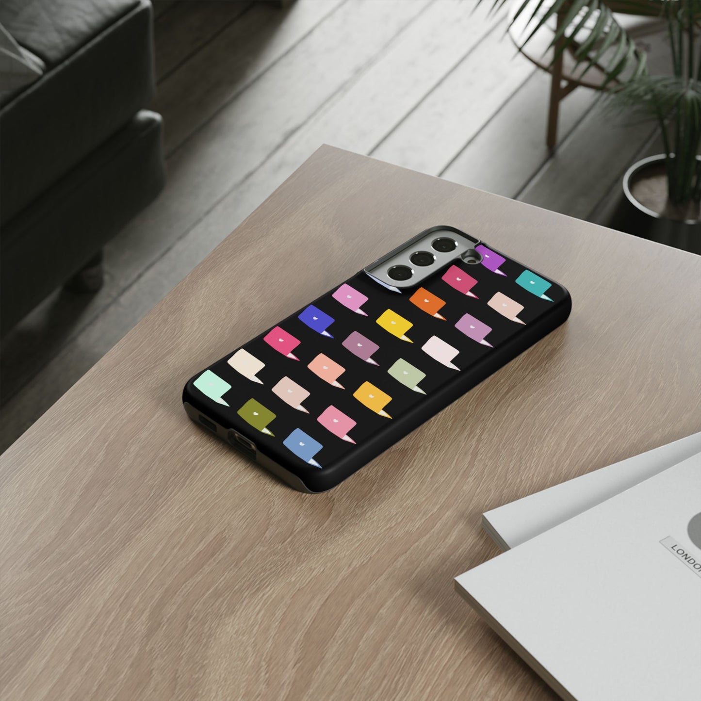 Colorful Laptop Icons Phone Case