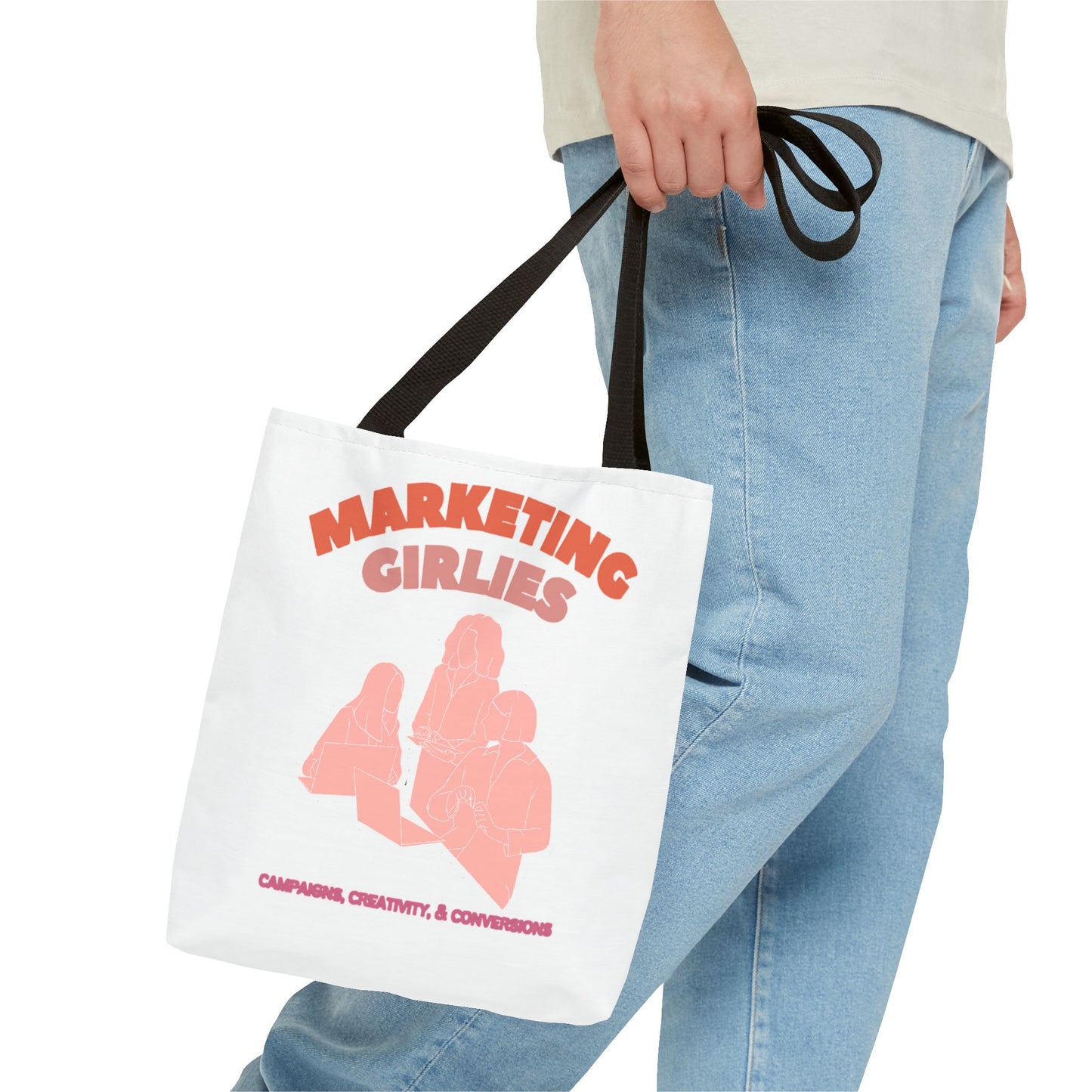 Marketing Girlies Tote Bag (AOP)