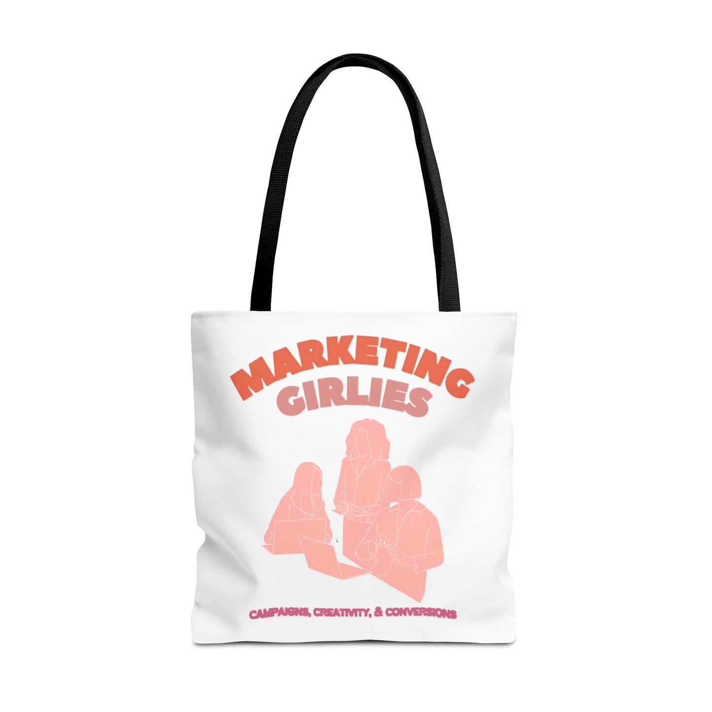 Marketing Girlies Tote Bag (AOP)