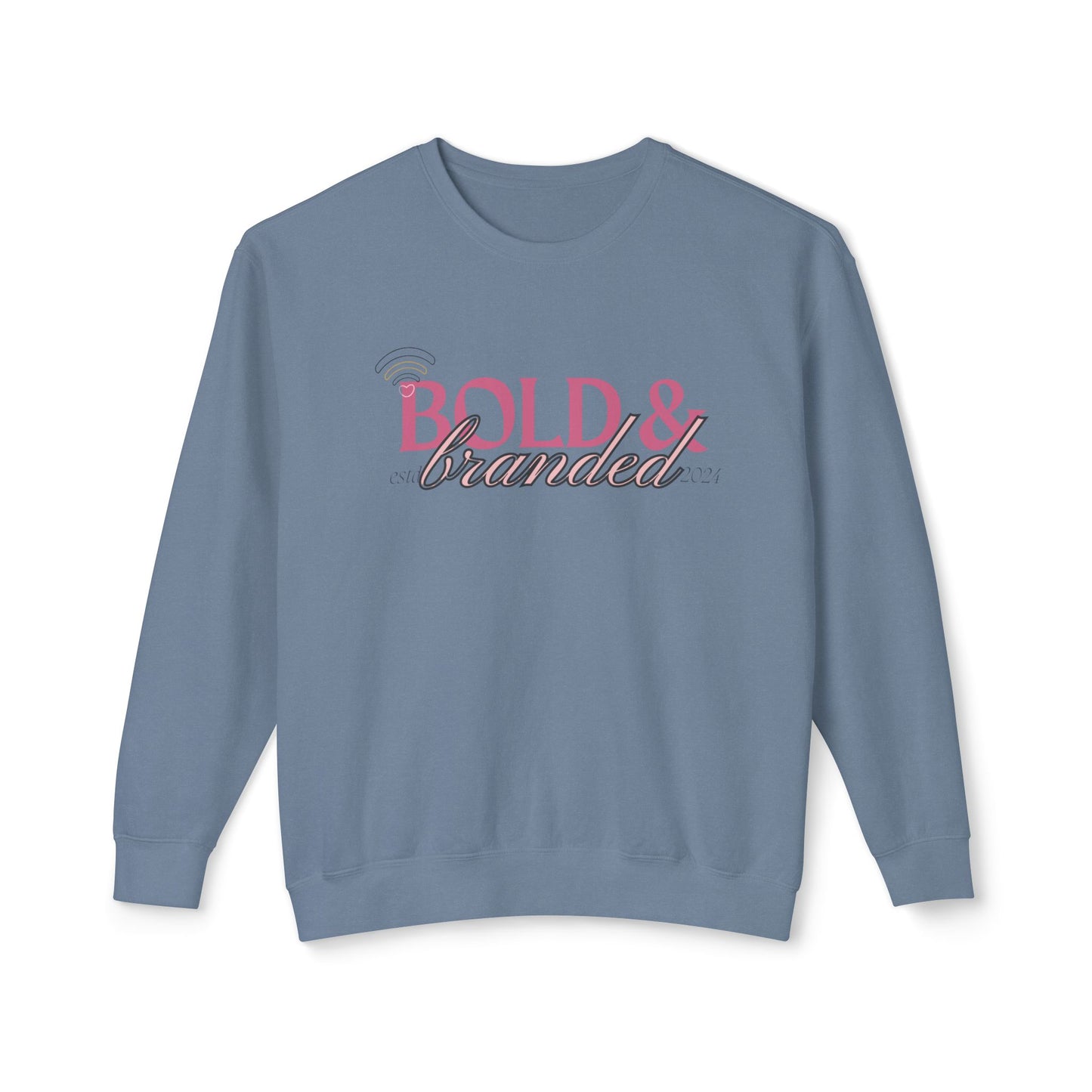 Bold & Branded Crewneck Lightweight Crewneck Sweatshirt