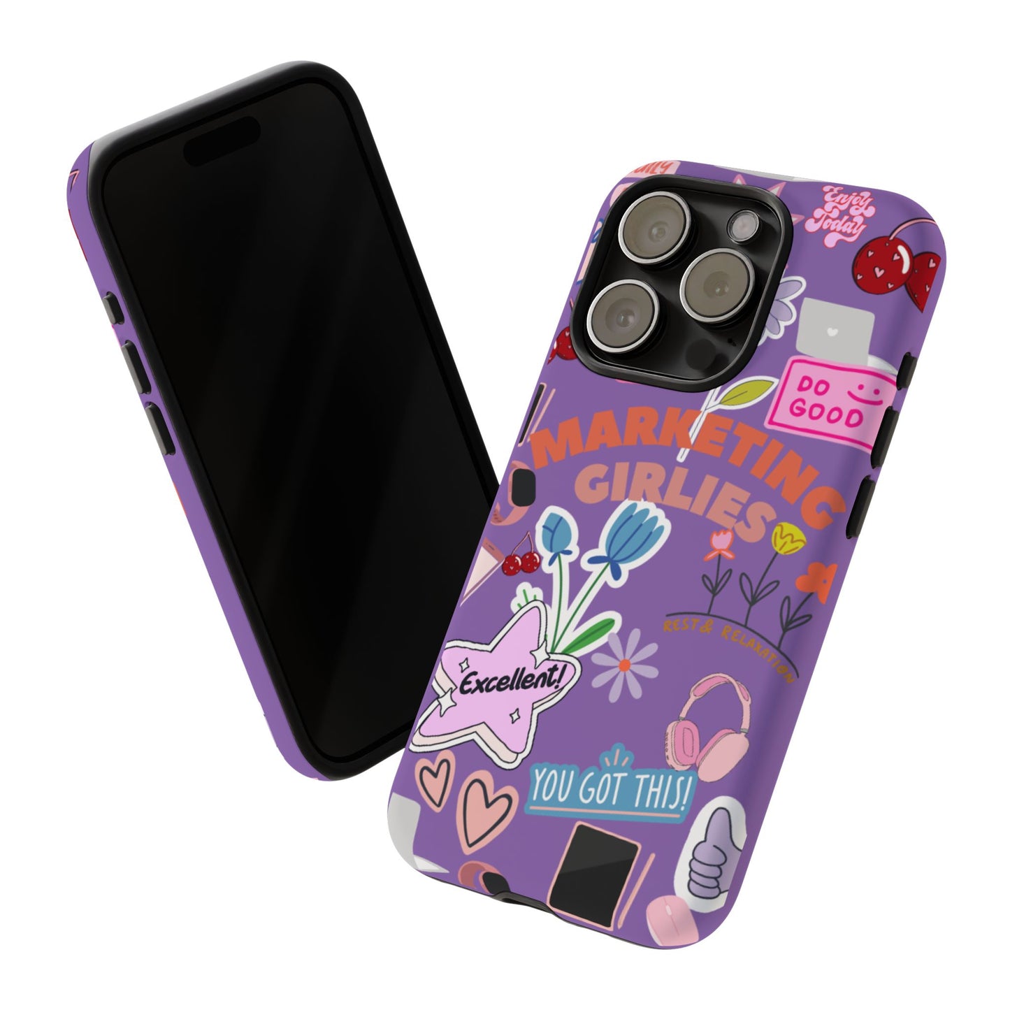 Marketing Girlies Sticker Phone Case