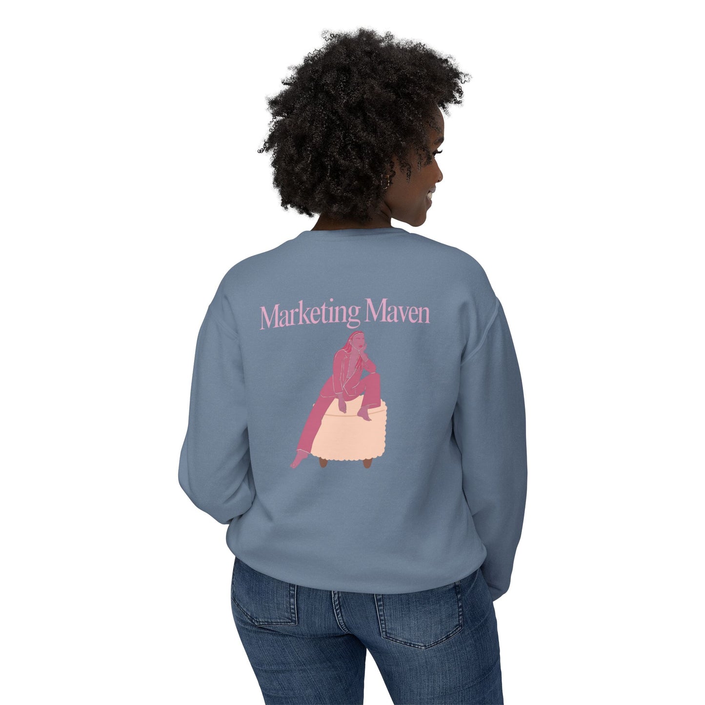 Marketing Maven Lightweight Crewneck Sweatshirt