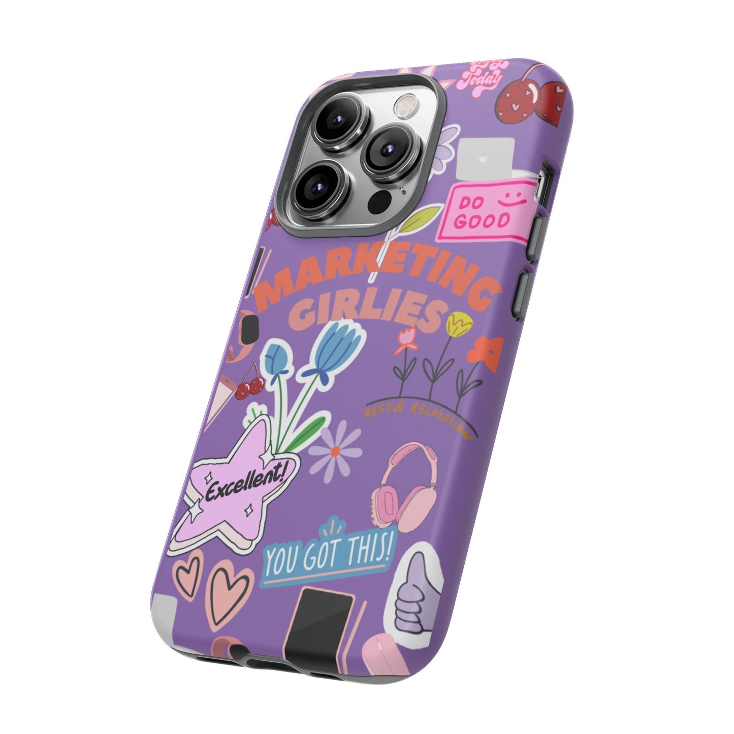 Marketing Girlies Sticker Phone Case