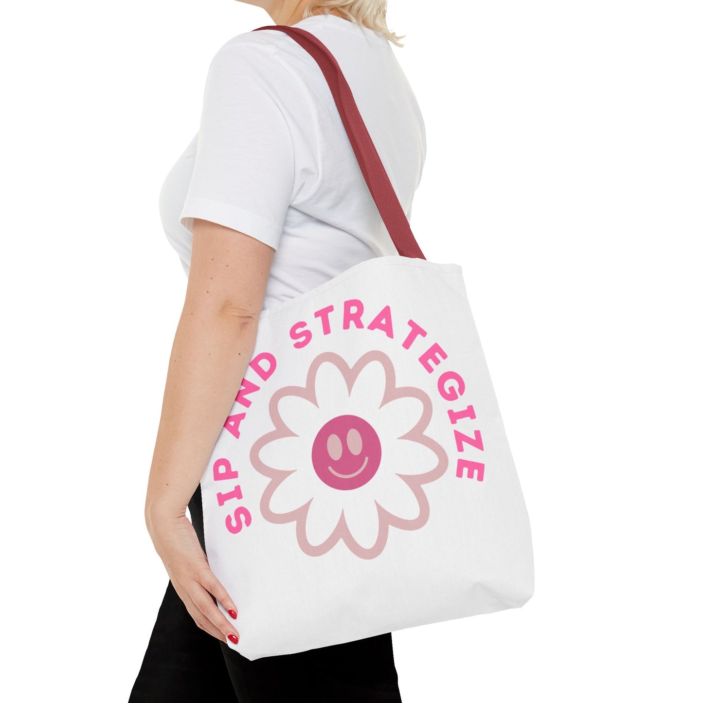 Sip & Strategize Tote Bag (AOP)