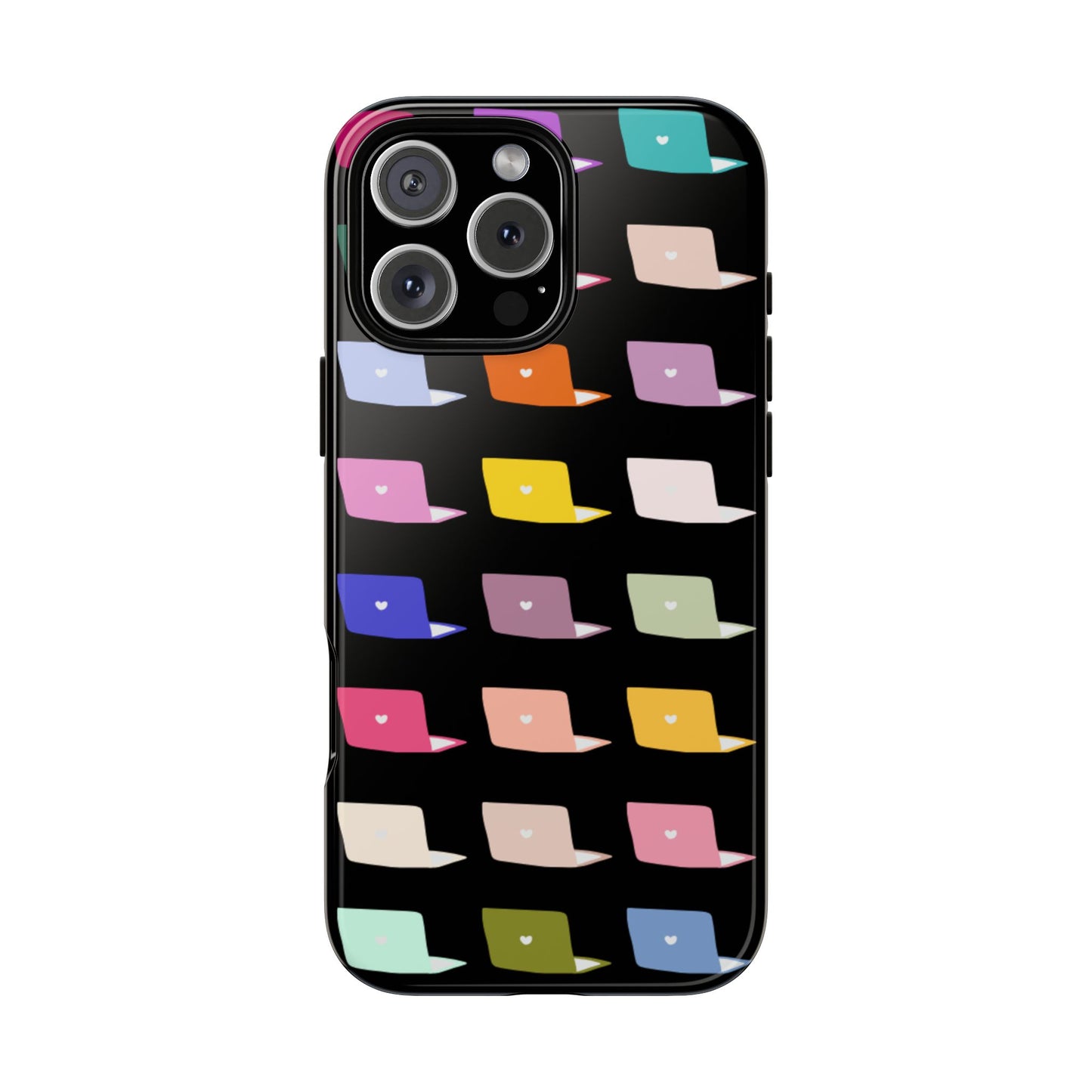 Colorful Laptop Icons Phone Case