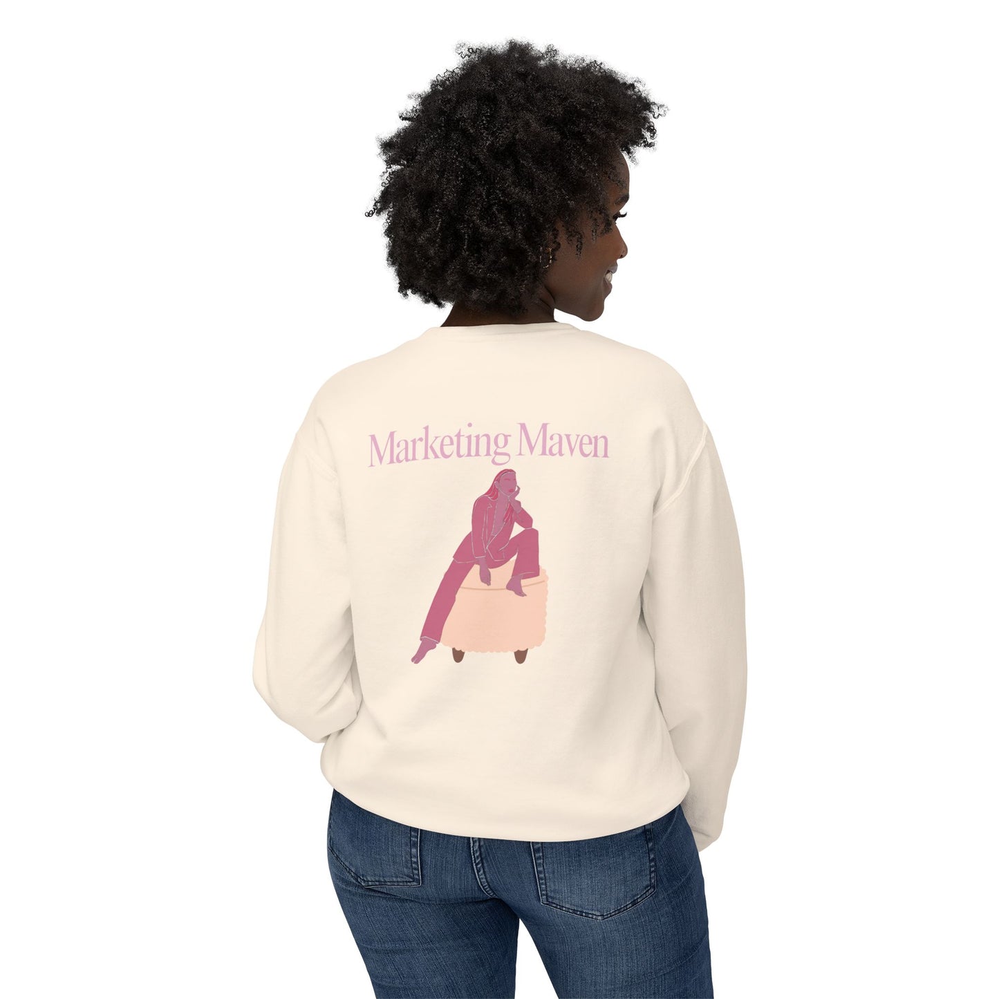 Marketing Maven Lightweight Crewneck Sweatshirt