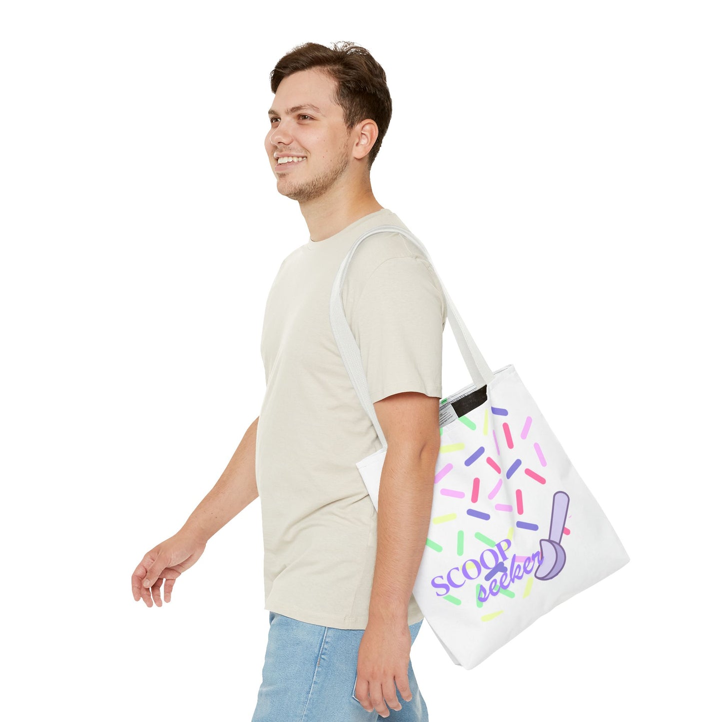 Scoop Seeker Tote Bag (AOP)