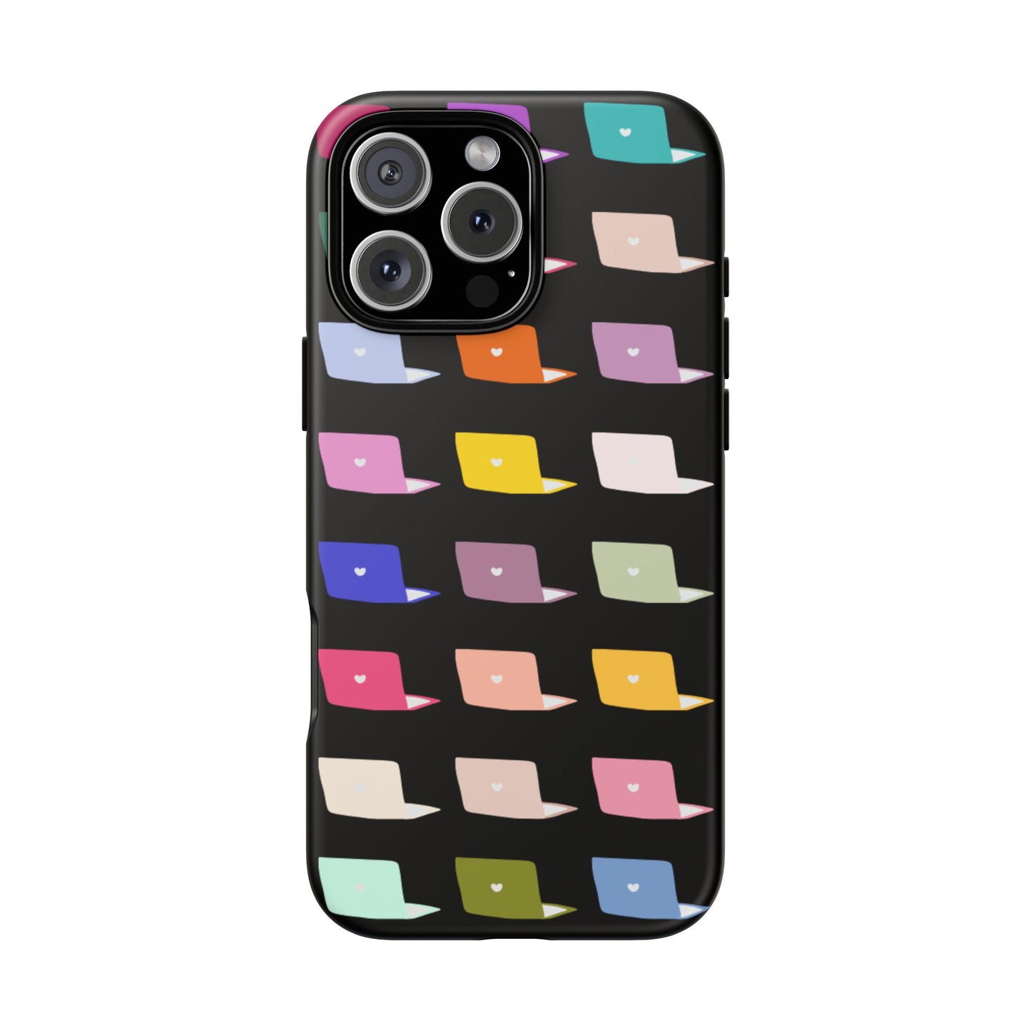 Colorful Laptop Icons Phone Case