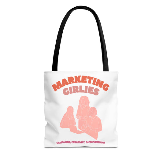 Marketing Girlies Tote Bag (AOP)