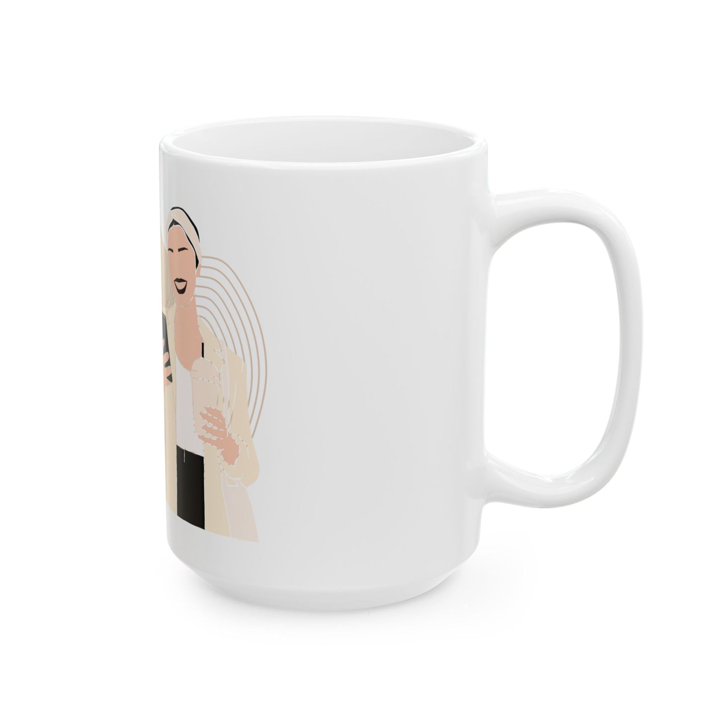 Coffee. Contacts. Coverage Mug 2 (11oz, 15oz)