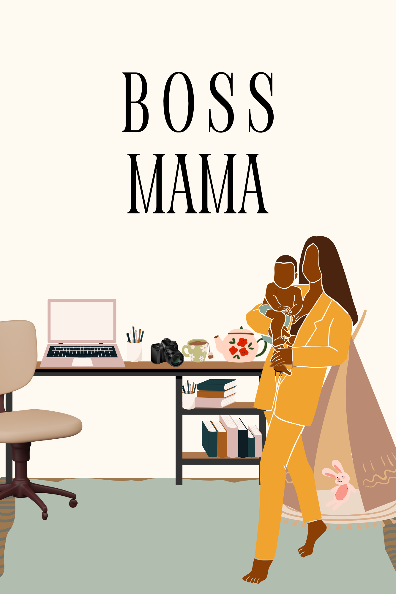 Boss Mama Matte Vertical Posters